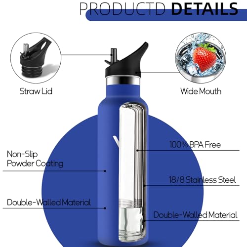 Detalle 2 de Grsta Botella Agua Acero Inoxidable 500 ml para niños 🚰