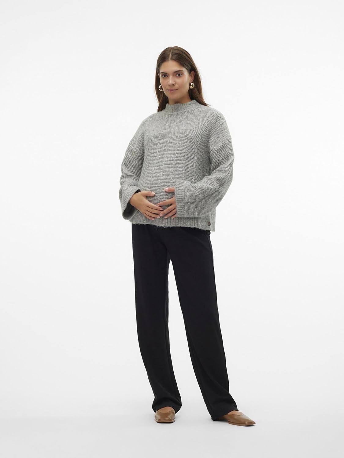 Thumbnail 3 de MAMALICIOUS Damen Mllif Straight JRS Pant Noos – Hose für Schwangere mit hohem Bund