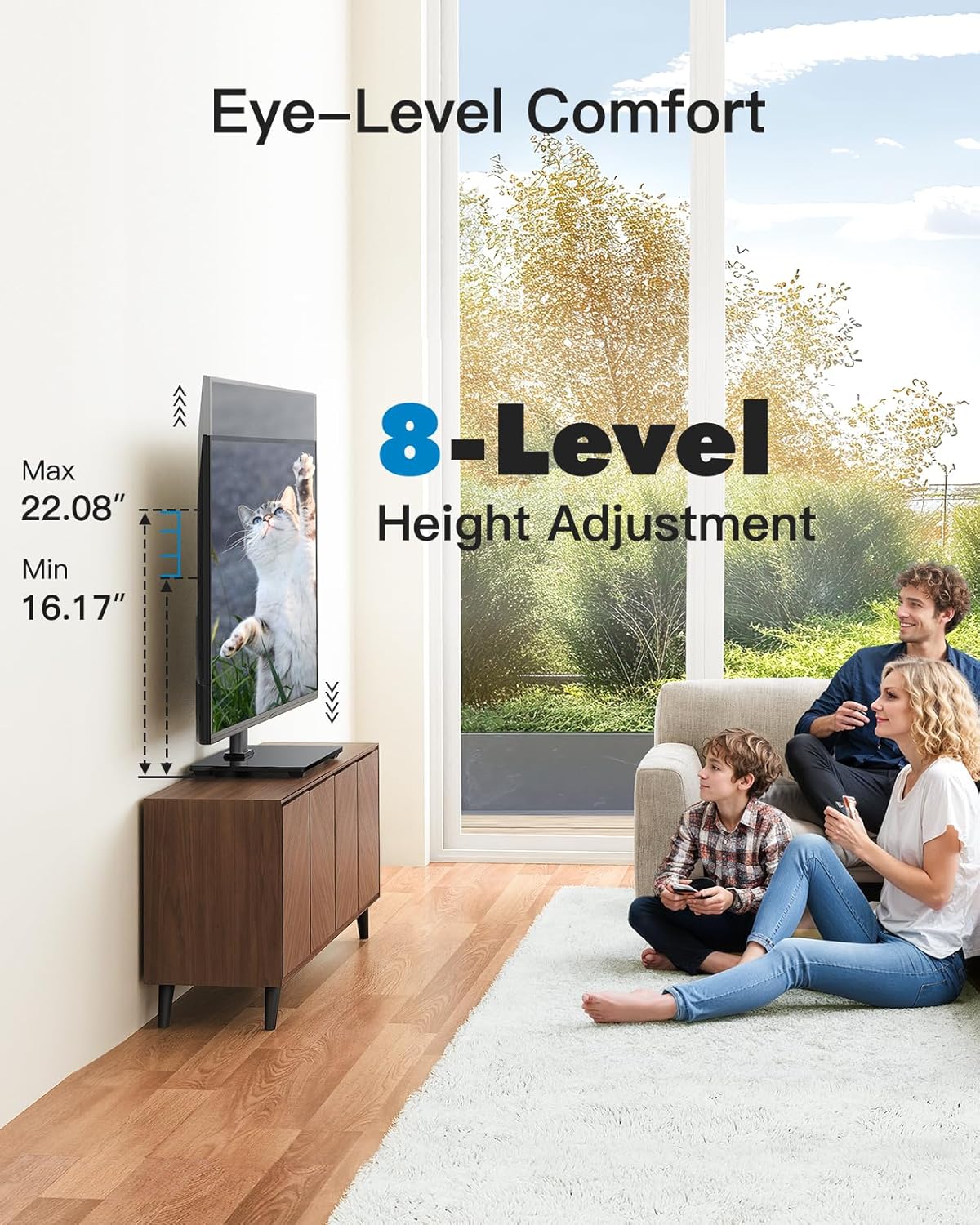 Thumbnail 2 de PERLESMITH Universal TV Stand Legs PSTVS04-N1 for 32–60 inch TVs