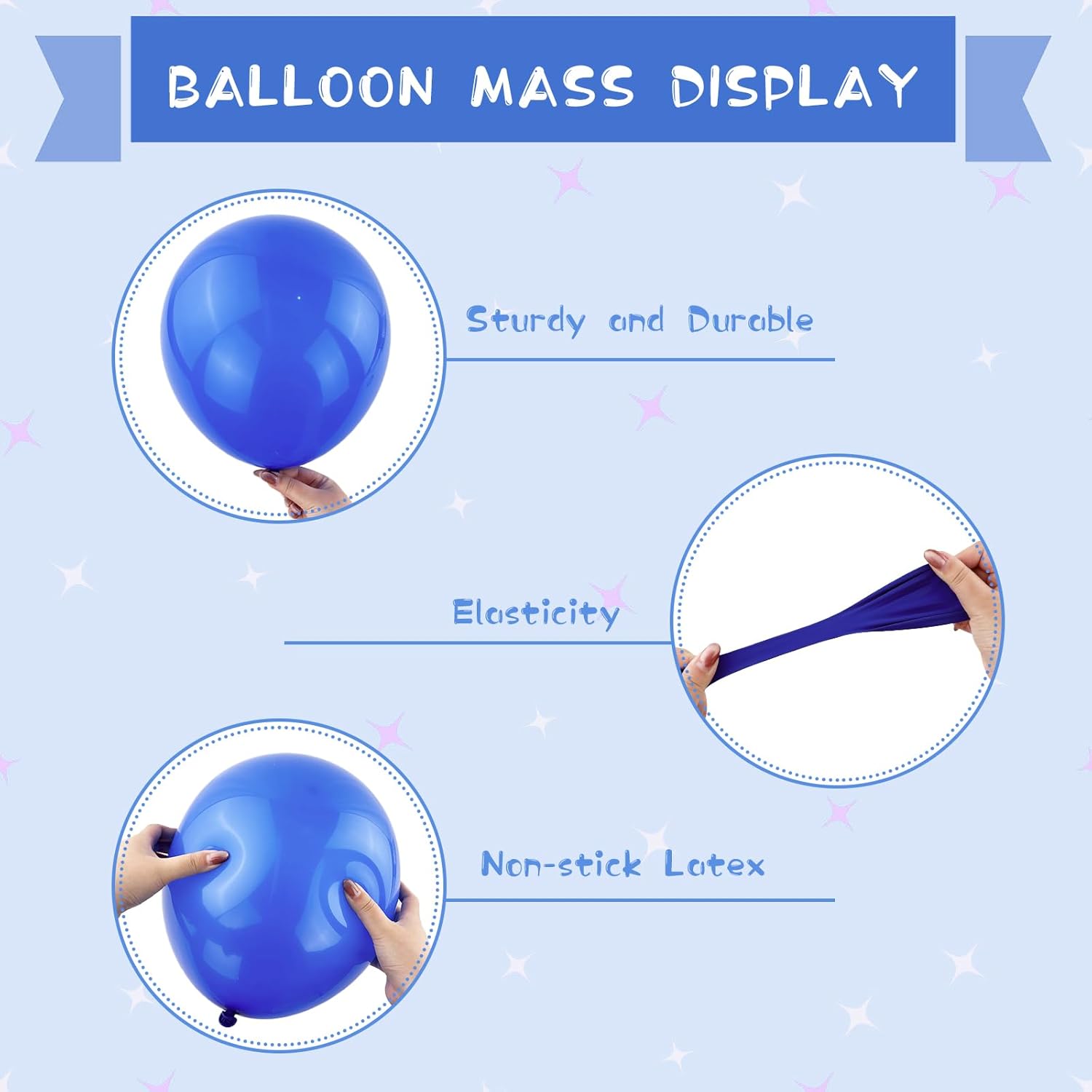 Thumbnail 3 de Jsdoin 12 Inch Rainbow Party Balloons 100 pack 🎈