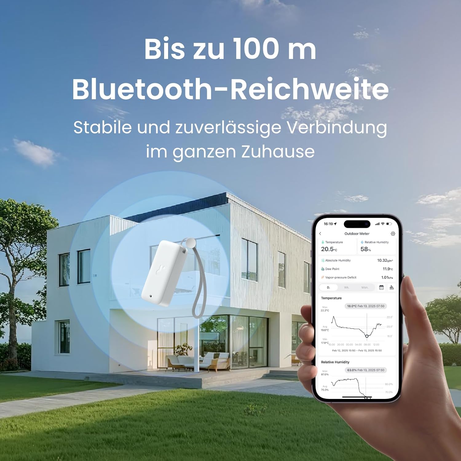 Thumbnail 5 de SwitchBot Thermometer Hygrometer 100 m 🌡️