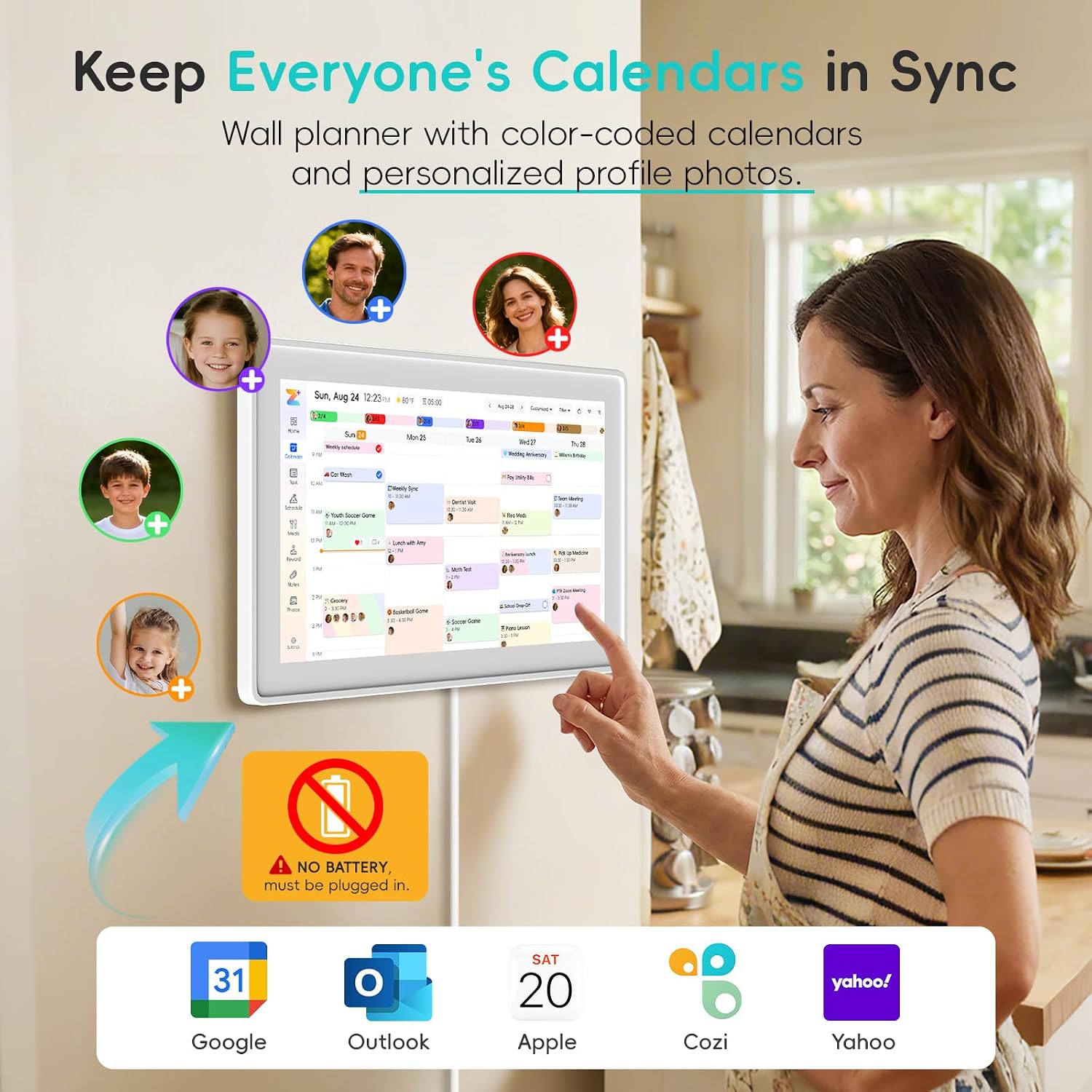 Detalle 2 de Westsee Digital Calendar 15.6-inch