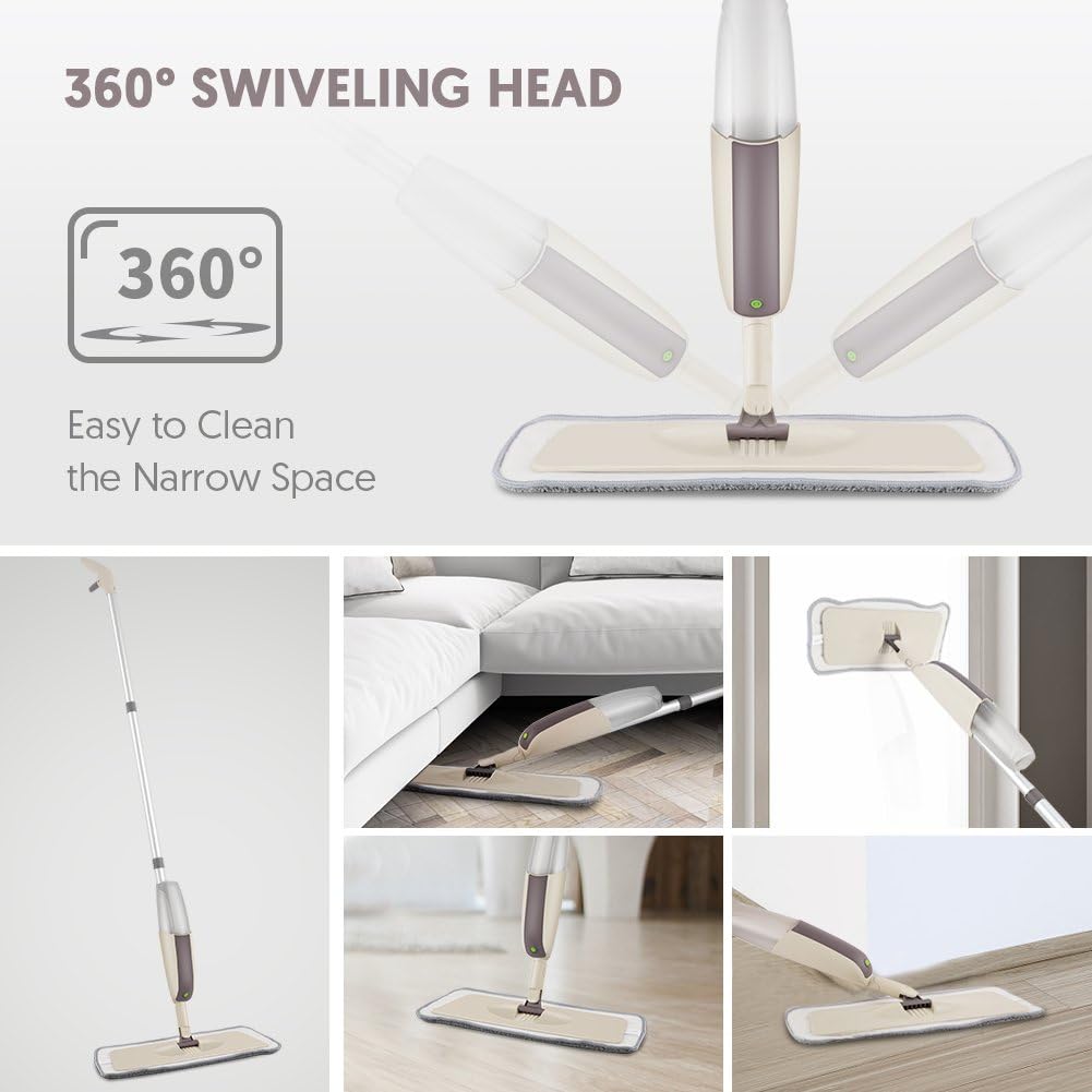 Thumbnail 5 de MEXERRIS Wet Mop with 3 Washable Pads — Spray Mop for Hardwood, Tile, Laminate & More