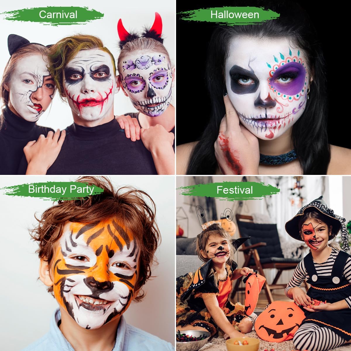 Thumbnail 6 de LOPHE Body Paint 30 g (1# Bianco) – pittura viso e corpo idrosolubile per bambini