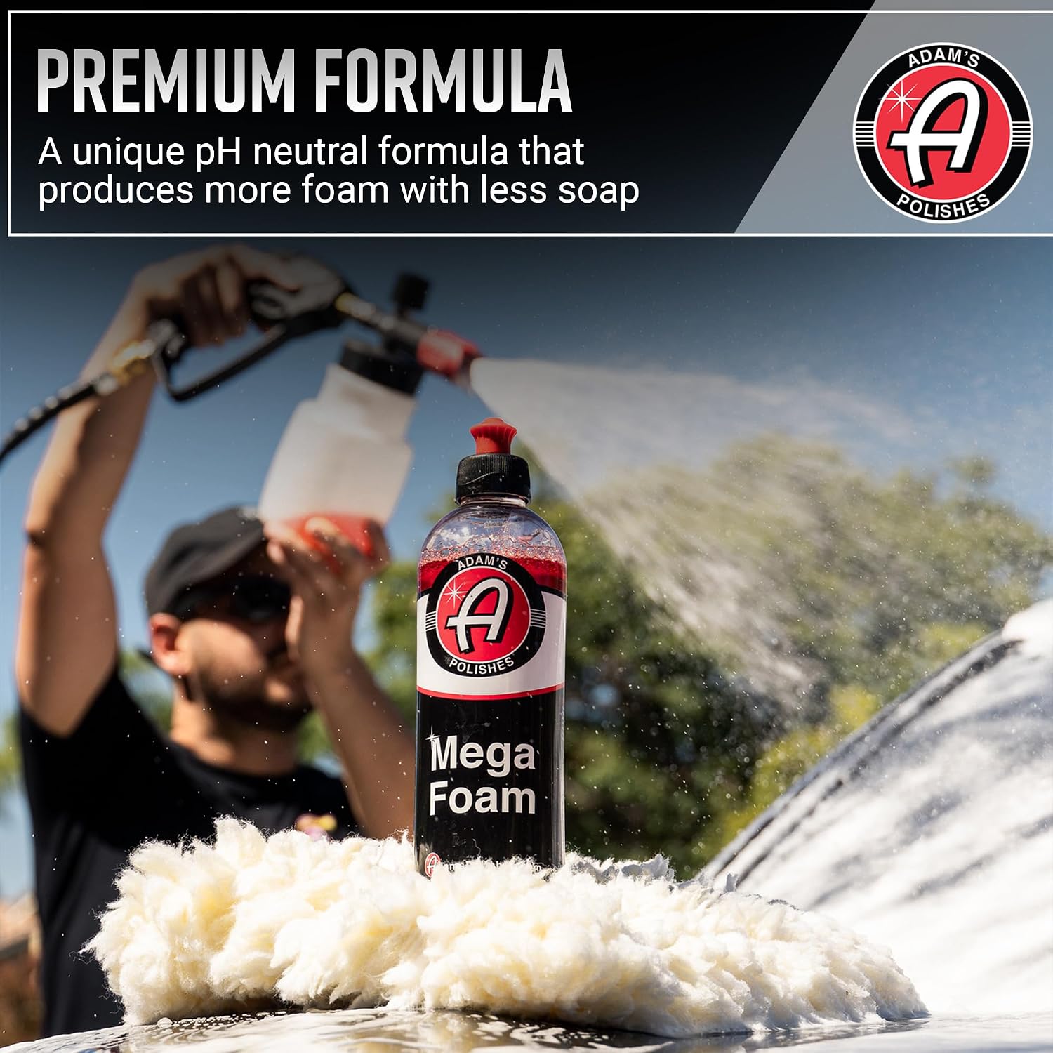 Detalle 2 de Adam's Polishes Mega Foam 16oz 2-Pack