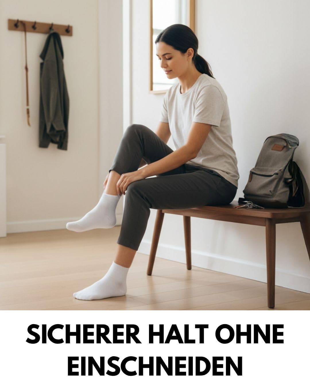 Detalle de sockenkauf24 – 10 Paar kurze Diabetikersocken (Quarter) ohne Gummibund, Nahtfrei, für Damen & Herren