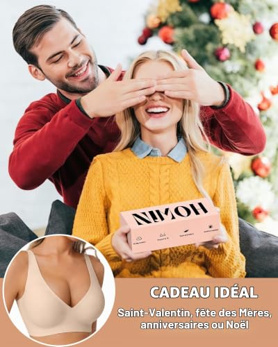Thumbnail 6 de HOWIN Soutien Gorge sans Armature Comfit Brassiere Plongeant Femme