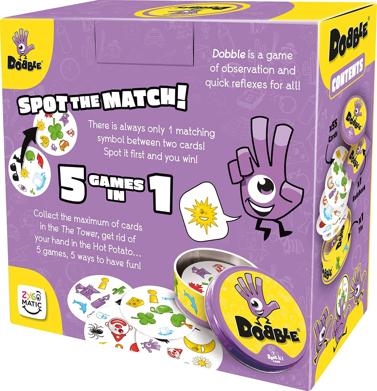 Detalle de Asmodee Dobble Kids Card Game ⚡