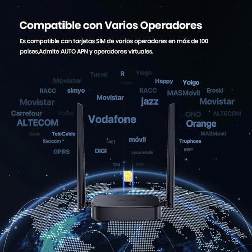 Thumbnail 3 de Tenda 4G03 Pro – Router 4G SIM con WiFi de 300 Mbps y Conexión LAN/WAN