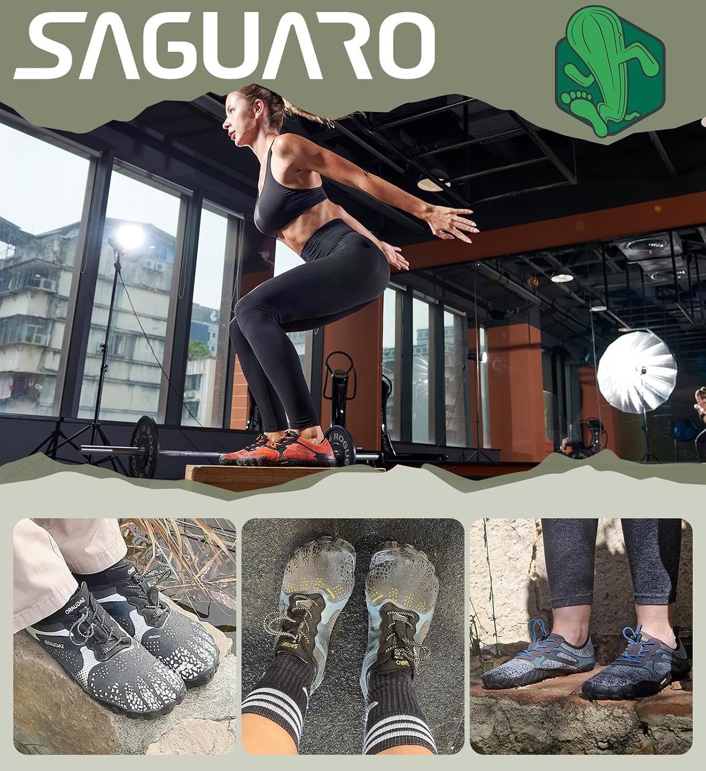 Thumbnail 6 de SAGUARO Chaussure de Barefoot pour Homme et Femme – Shoes pieds nus ultra flexibles