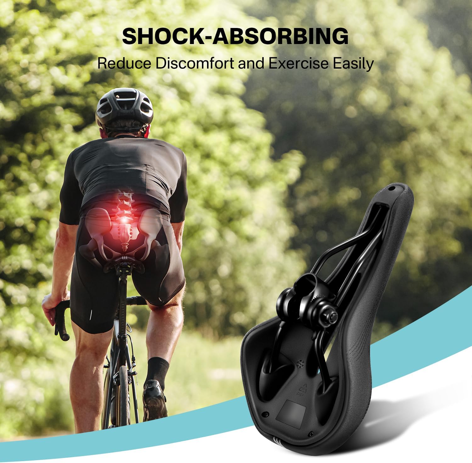 Detalle de YOUNGDO MTB Bike Saddle, 145 mm