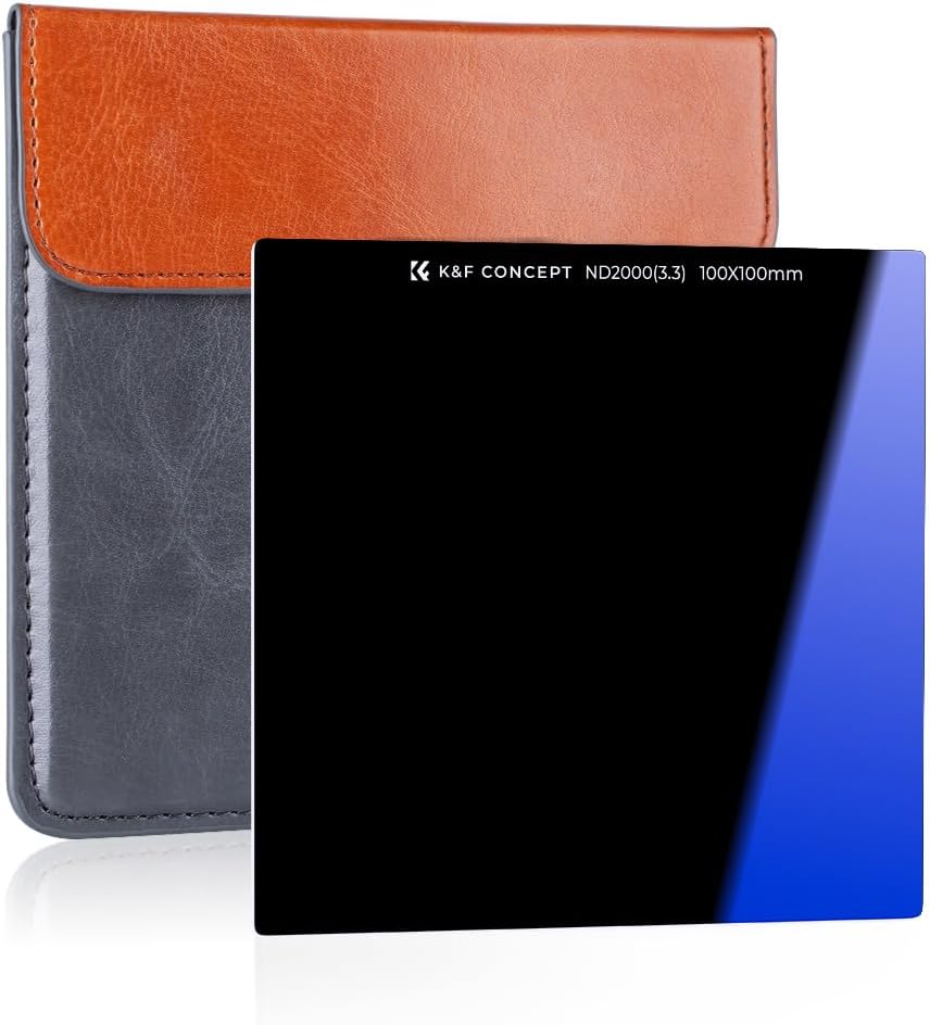 Detalle de K&F CONCEPT Nano-X Rechteckfilter ND2000 (11 Stop) 100x100mm – Graufilter aus Optischem Glas