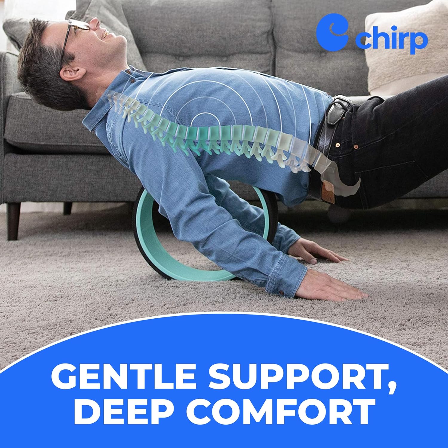 Thumbnail 6 de Chirp Wheel Foam Roller – Targeted Back & Neck Relief, 4-Pack Mint