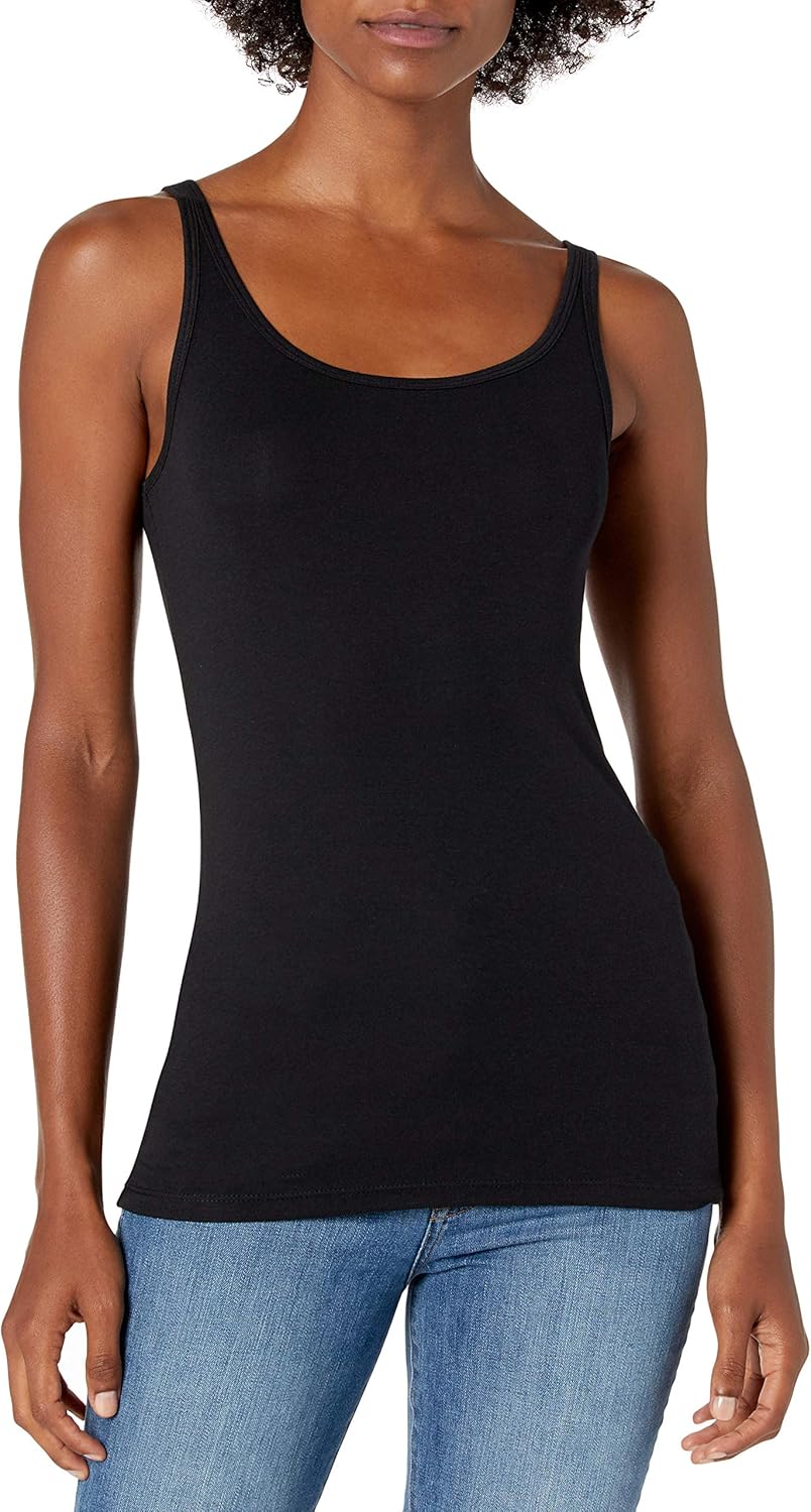 Detalle de Amazon Essentials Women's Slim-Fit Thin Strap Tank Top
