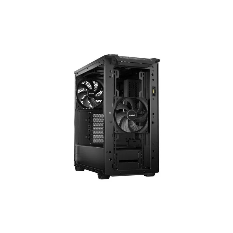 Detalle 2 de be quiet Pure Base 501 DX Black — caja ATX con USB-C y vidrio