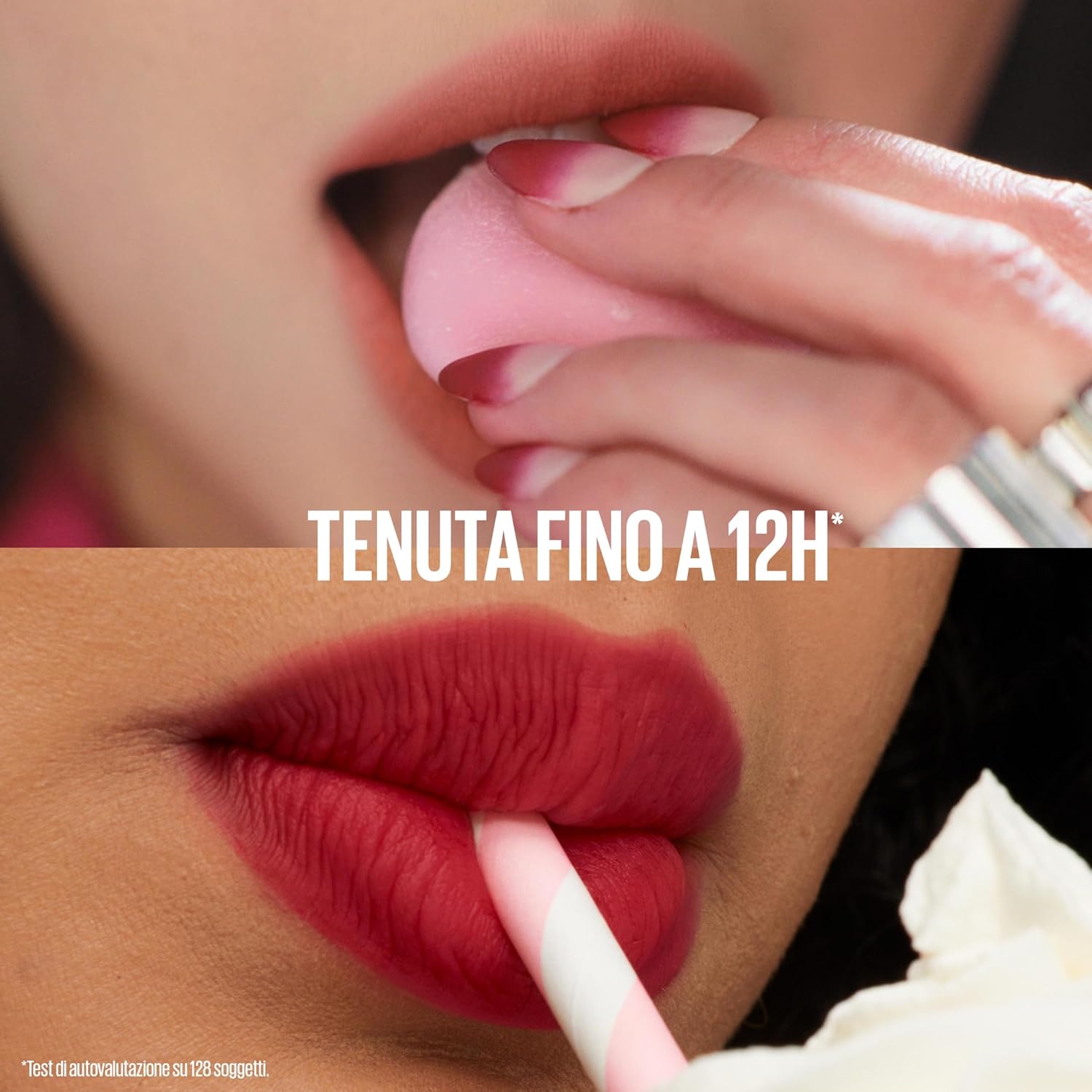Detalle de Maybelline New York Teddy Tint: Tinta Labbra a Lunga Tenuta, Effetto Matte Vellutato - Current Mood 10 (5 ml)