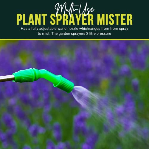 Detalle de SA Products 5 Litre Pump Action Pressure Sprayer with Adjustable Nozzle