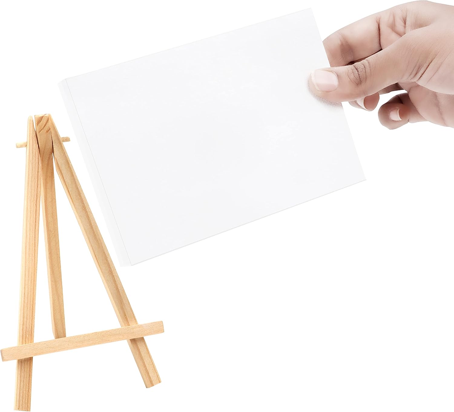 Thumbnail 2 de Belle Vous Mini Art Canvas Pack 10 with Easel 📚