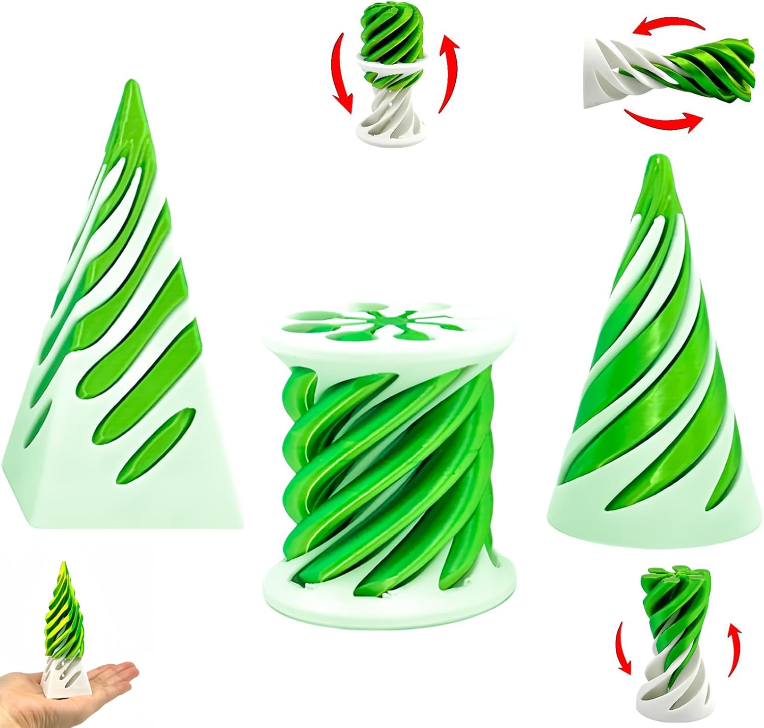 Thumbnail 5 de Impossible Cone 6 Pack Spiral Toy 🧩