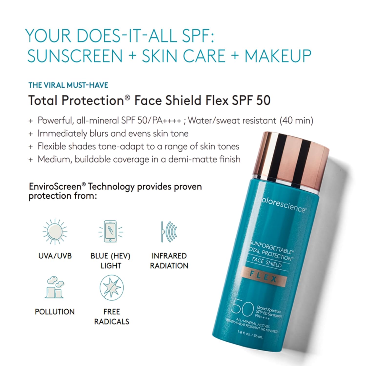 Thumbnail 2 de Total Protection Face Shield Flex SPF 50