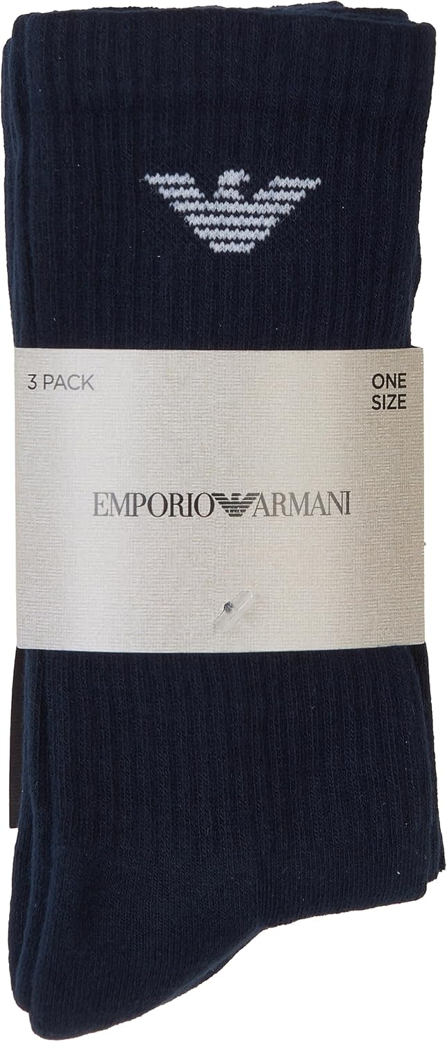 Detalle de Emporio Armani Casual 3 paia calzini corti