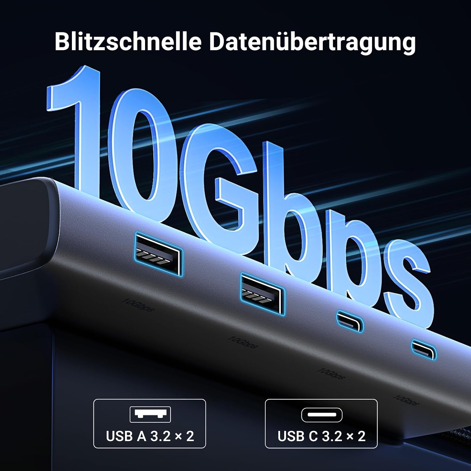 Thumbnail 3 de UGREEN Revodok Pro 308 Dreifach Dock USB‑C