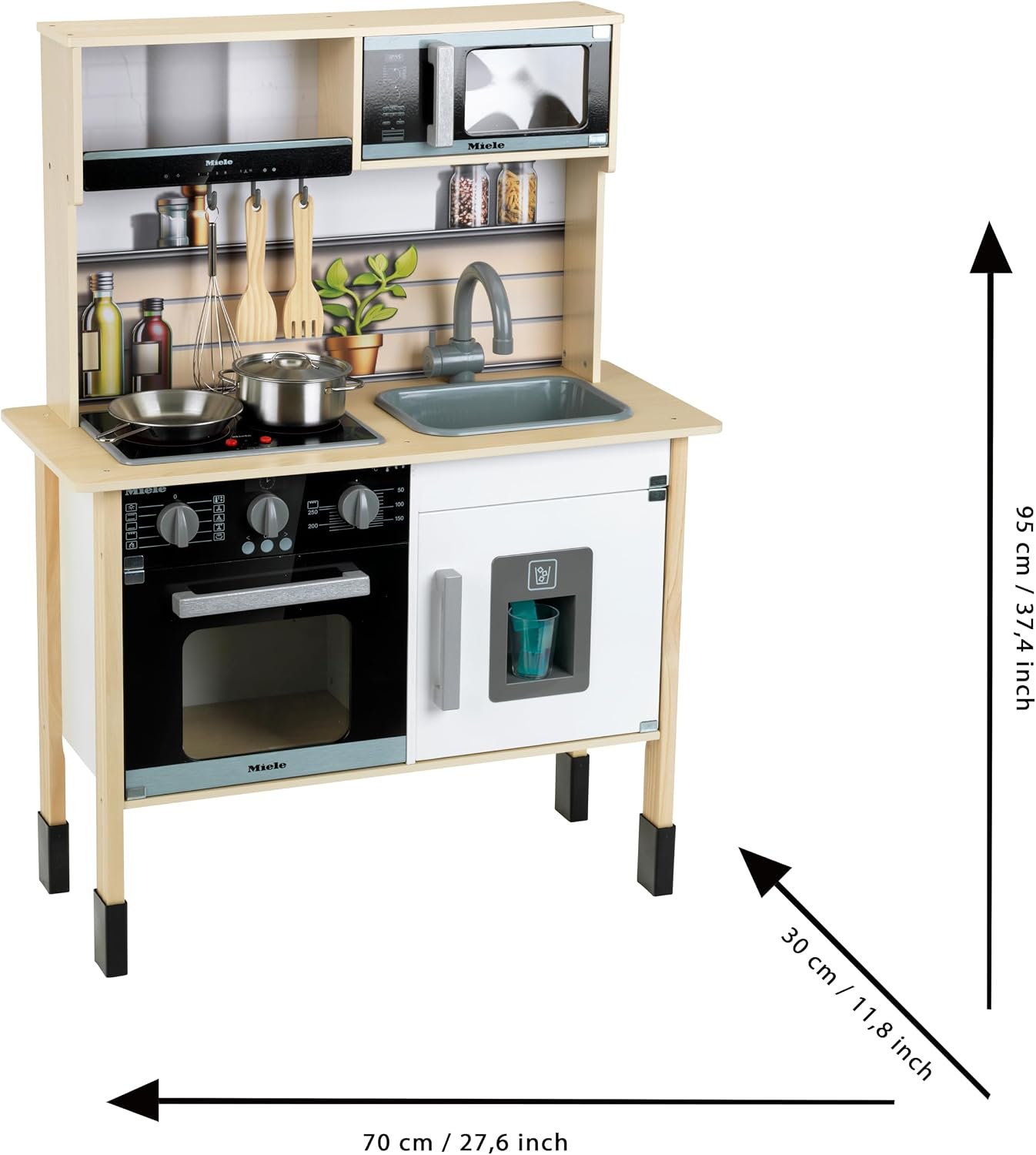 Thumbnail 3 de Theo Klein 7186 Miele Wooden Toy Kitchen with Light and Sound