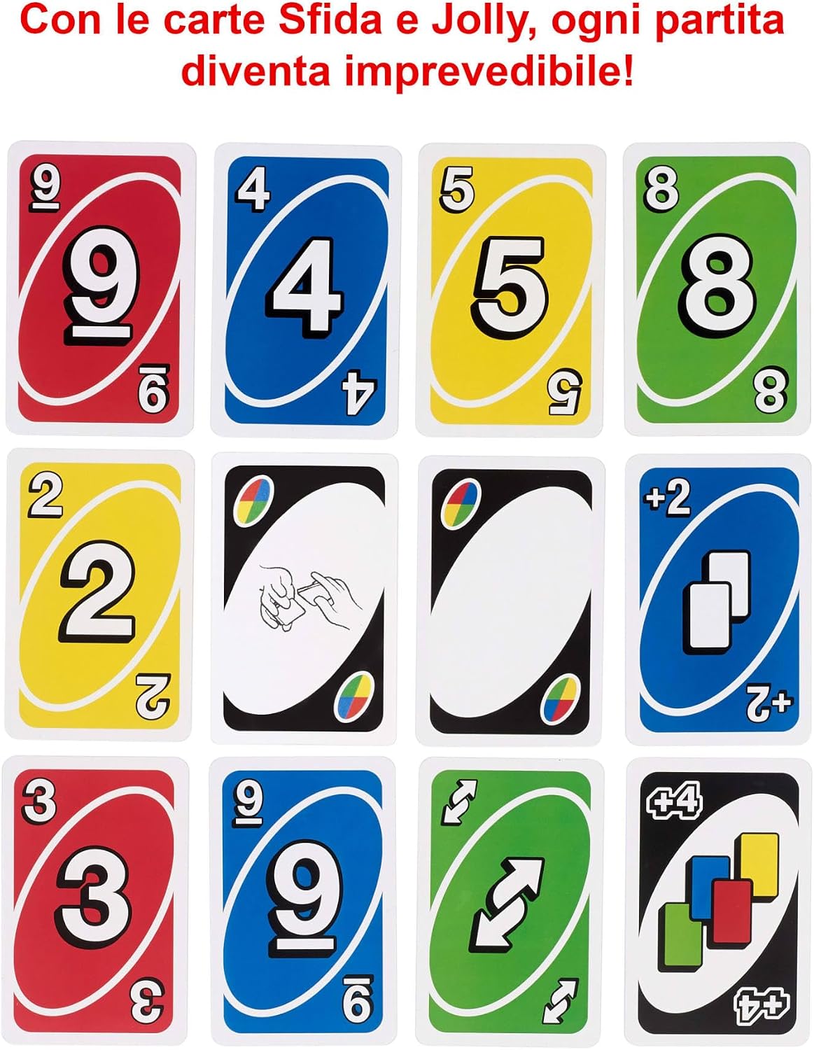 Detalle 2 de Mattel UNO Deluxe 7+ gioco di carte 🃏