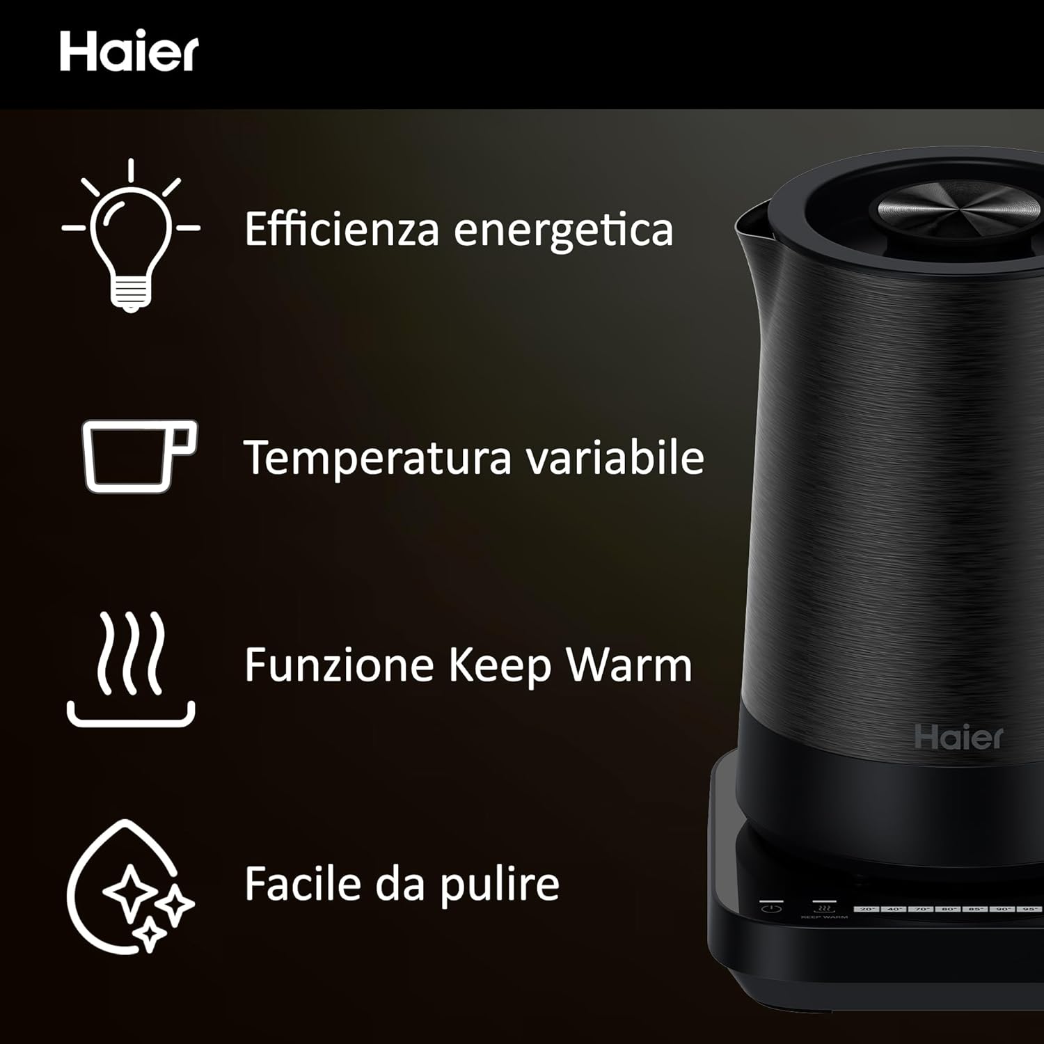 Thumbnail 1 de Haier I-Master Serie 5 bollitore 1,7 L 2000 W ⏺