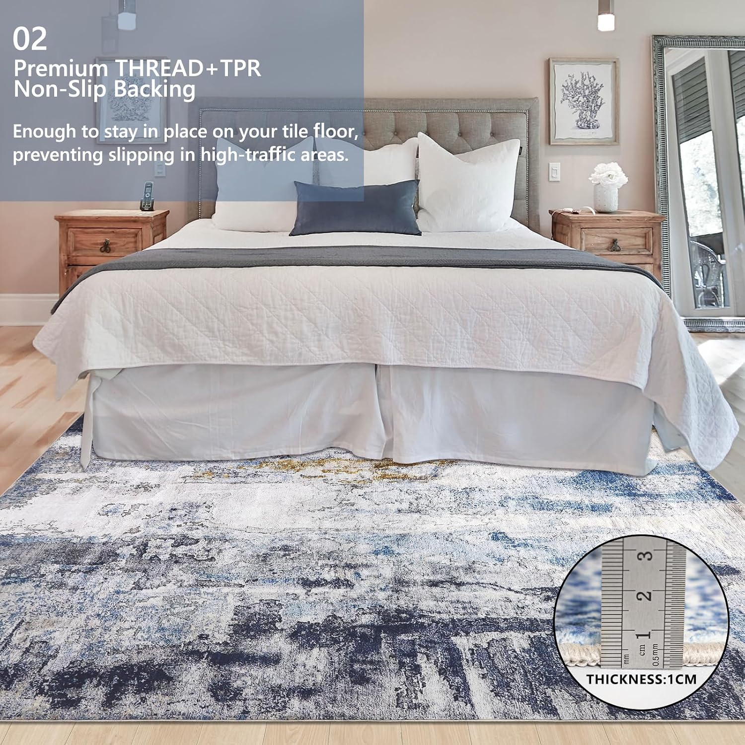 Detalle de Capslpad 200x300cm Modern Abstract Area Rug