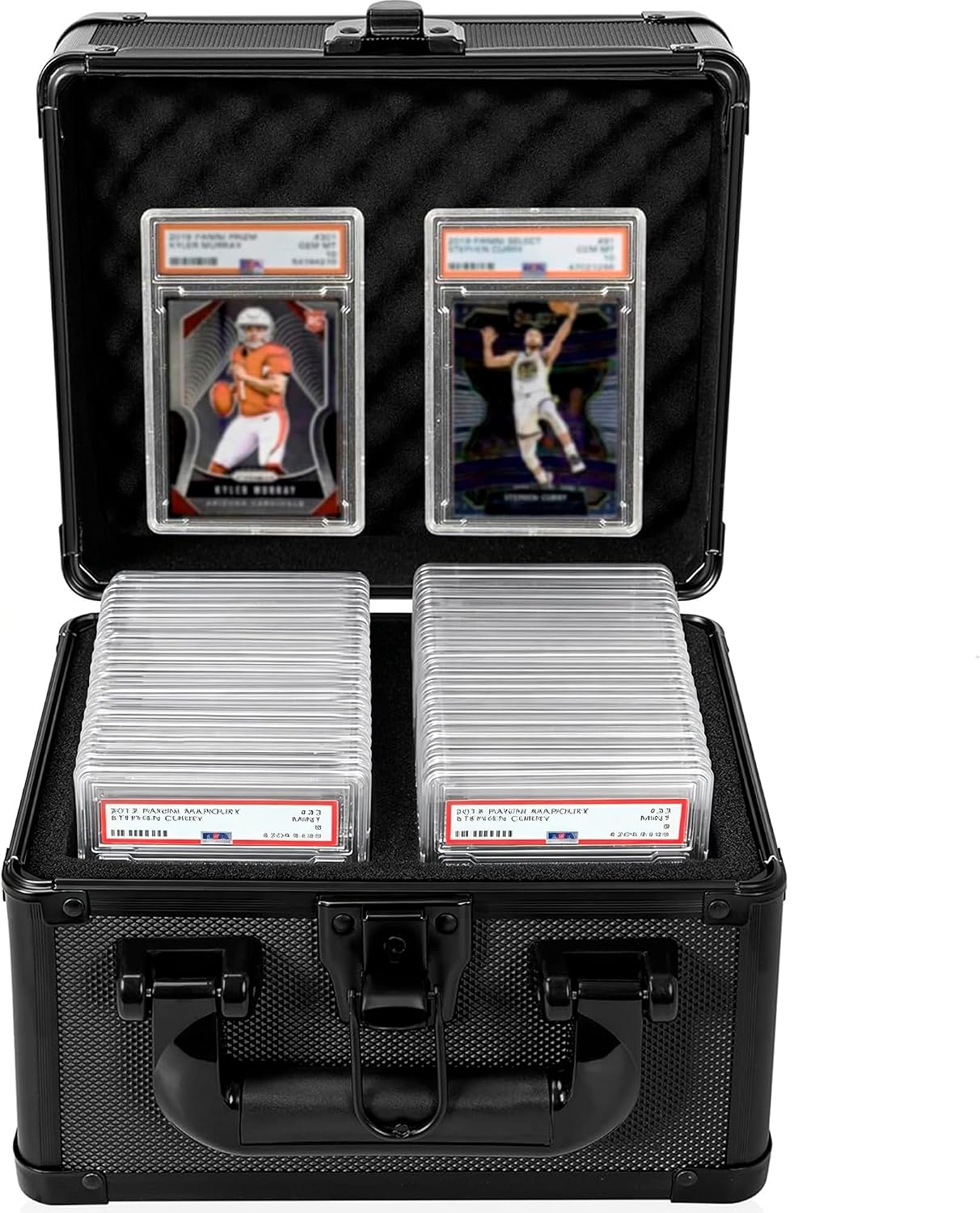 Detalle de OUUTMEE Graded Card Case - Aluminum Alloy Storage Box for 40 Card Slabs