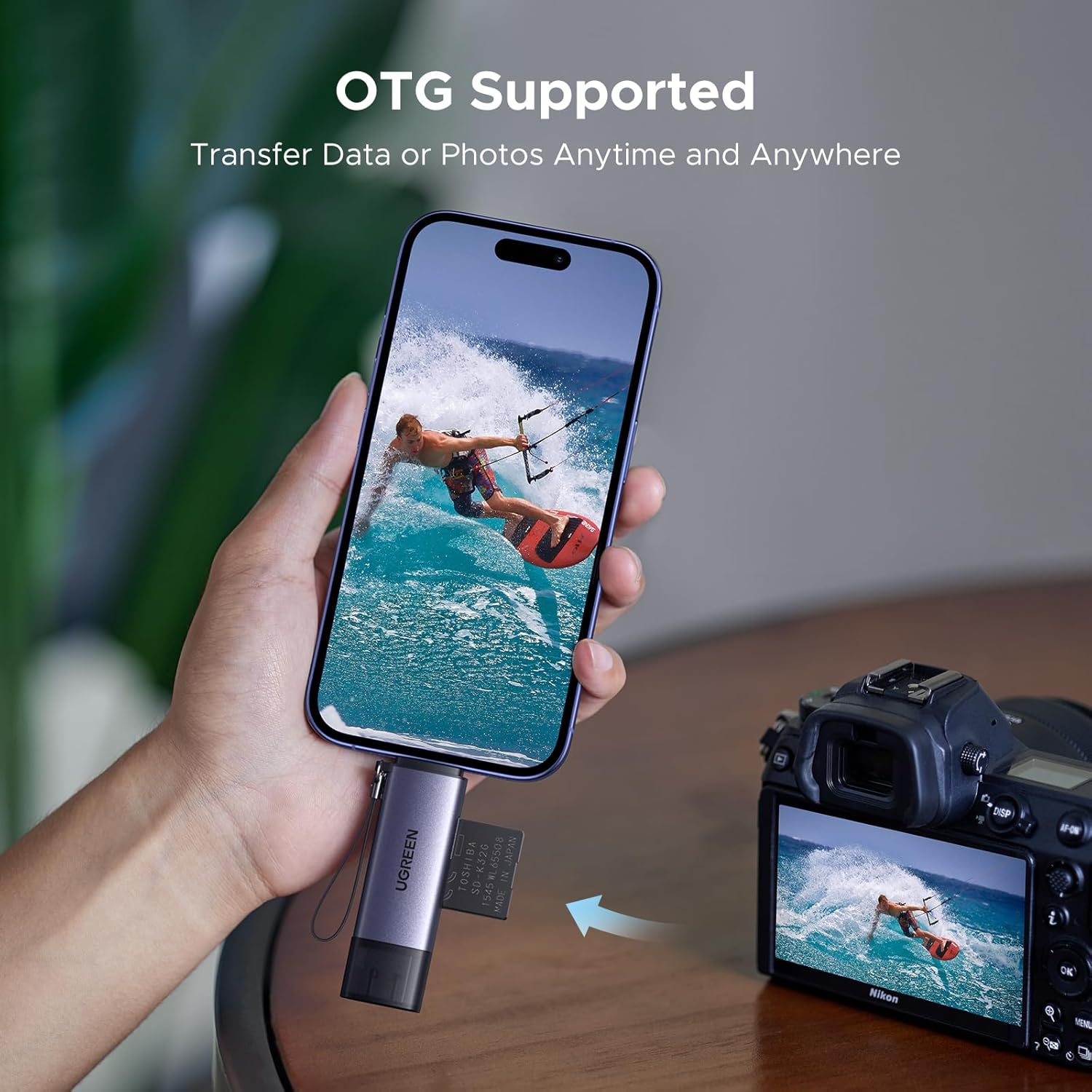 Thumbnail 5 de UGREEN USB SD Card Reader 3.0 for iPhone/macOS and USB-C devices