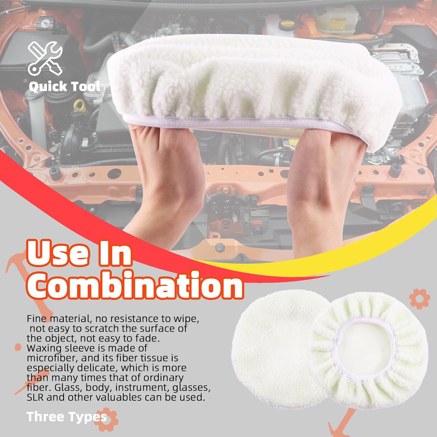 Detalle 1 de Tanstic Car Polisher Pad Kit, 5–6 Inch
