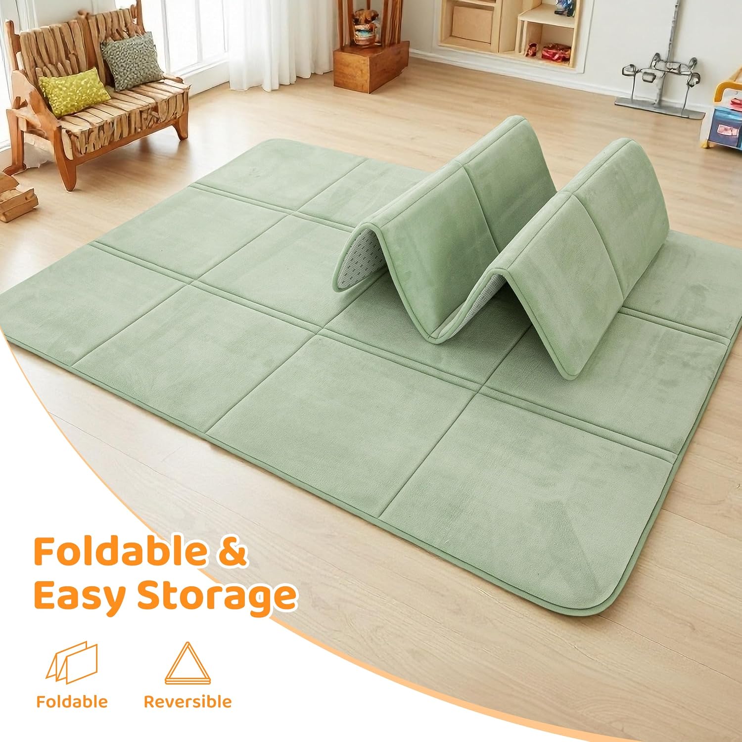 Thumbnail 5 de BYBYME 3cm Baby Play Mat 80×150 cm for Toddlers