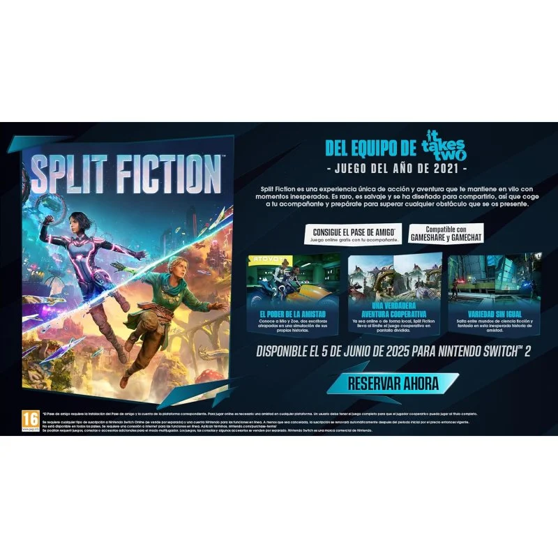 Thumbnail 3 de Split Fiction Code In a Box Nintendo Switch 2