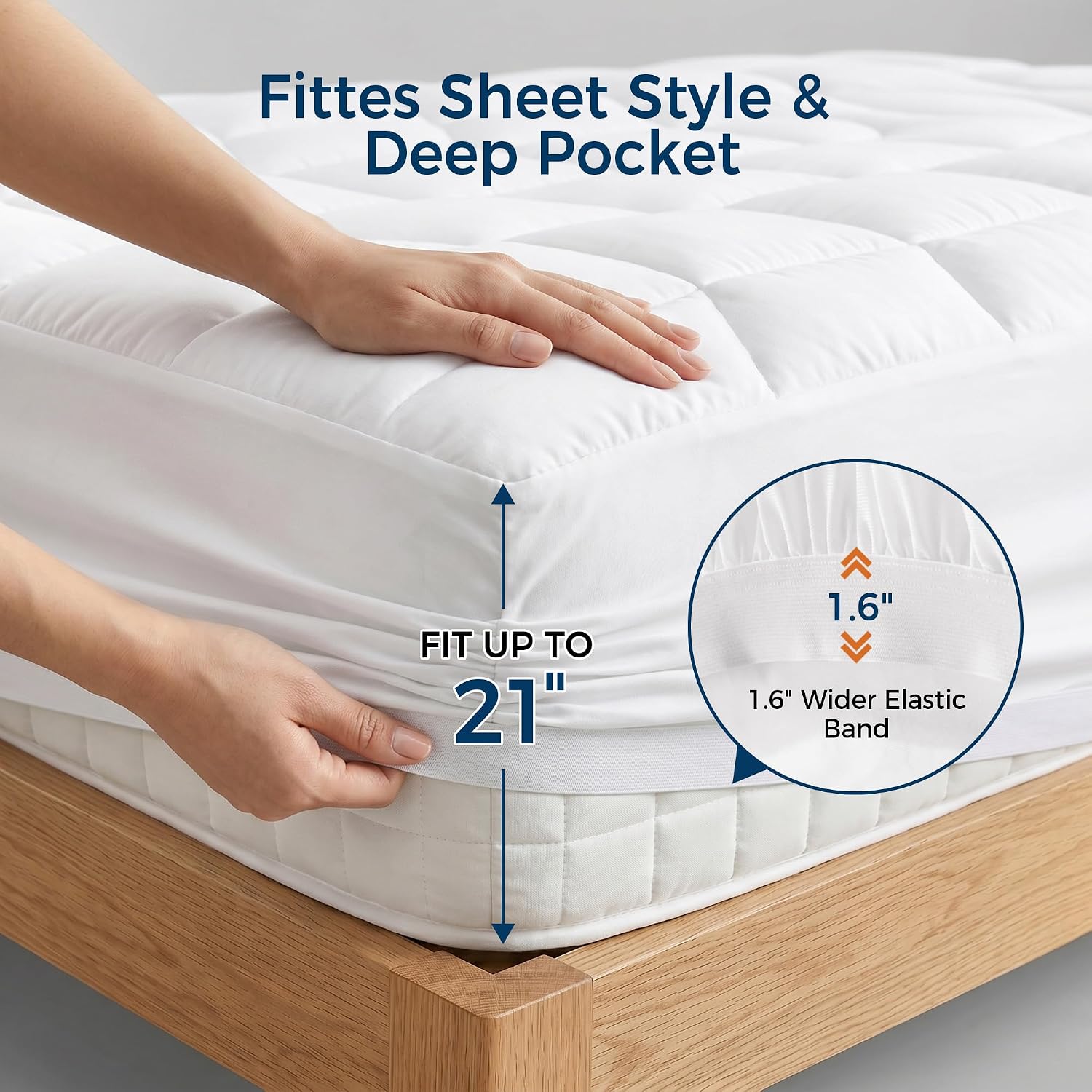 Thumbnail 2 de Waterproof Mattress Pad Twin Size