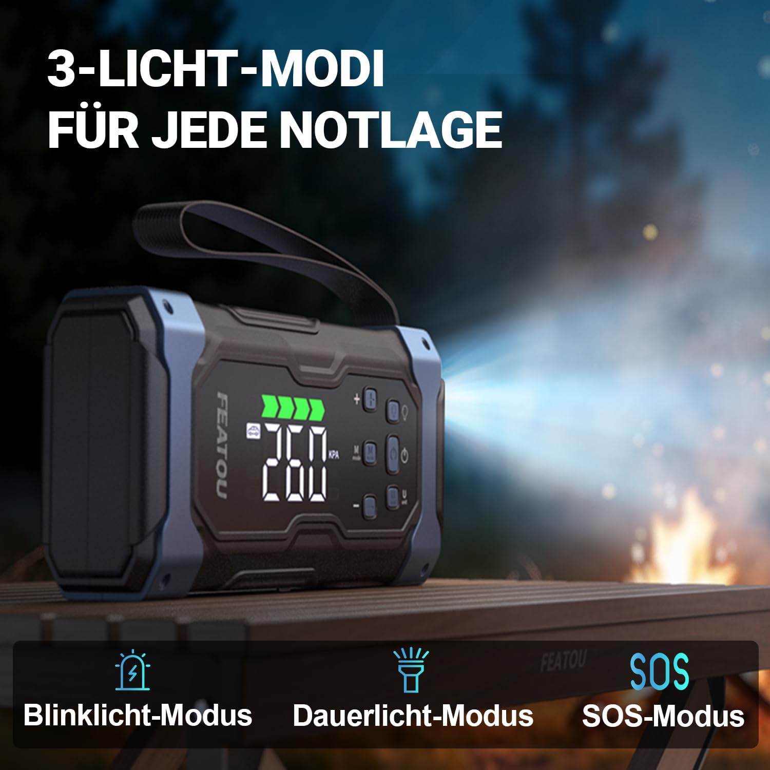 Thumbnail 5 de Starthilfe Powerbank 7000A Autostarter mit Luftpumpe