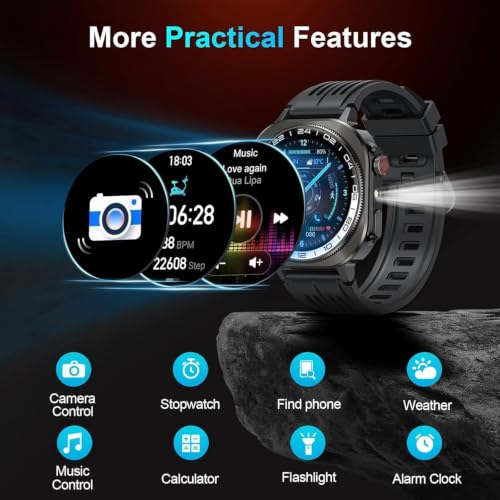 Thumbnail 6 de Reloj Inteligente UAUE Hombre GPS Militar con AMOLED 1.43" y baterías de larga duración