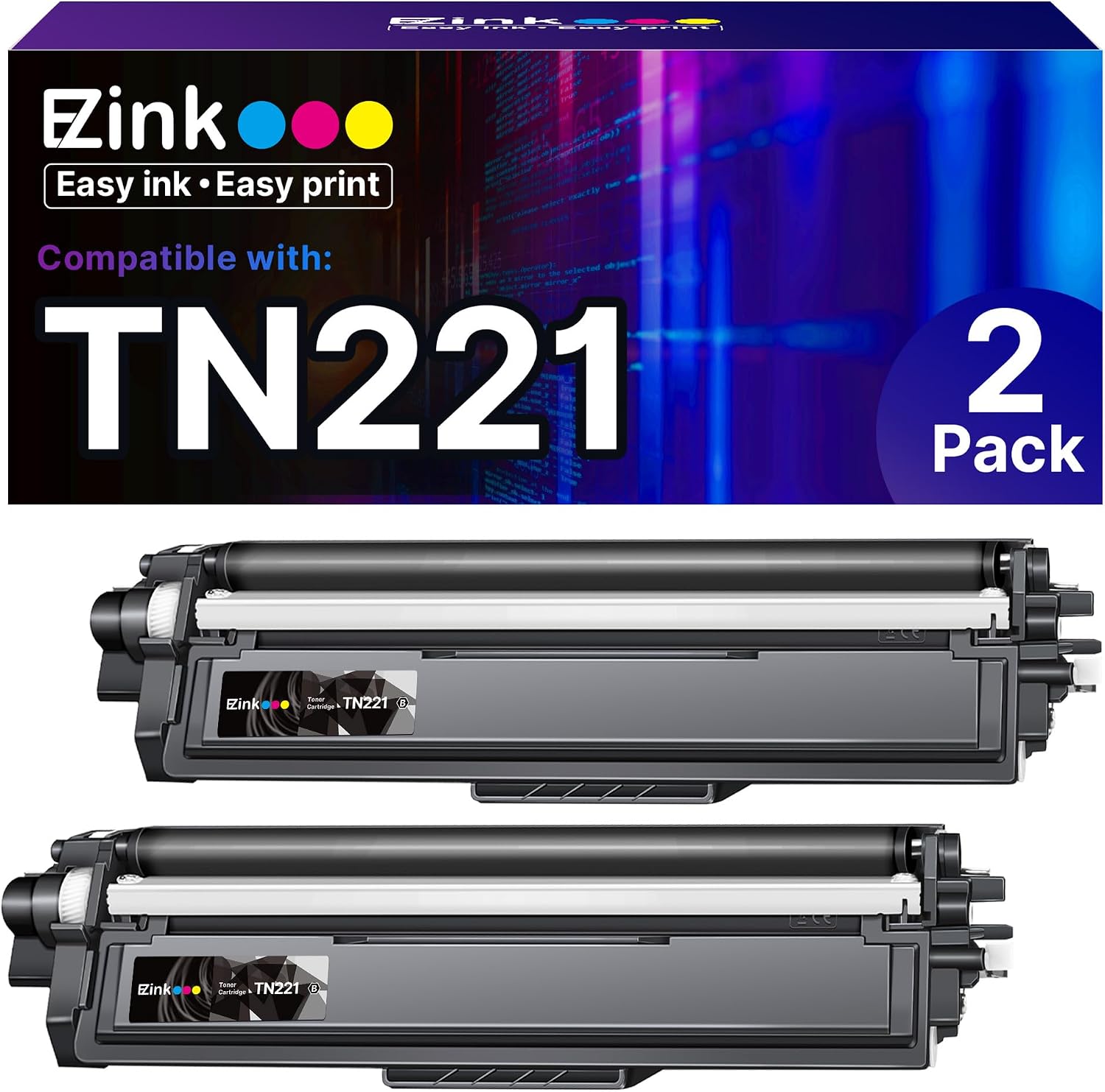 Detalle de E-Z Ink TN221 Toner Cartridges