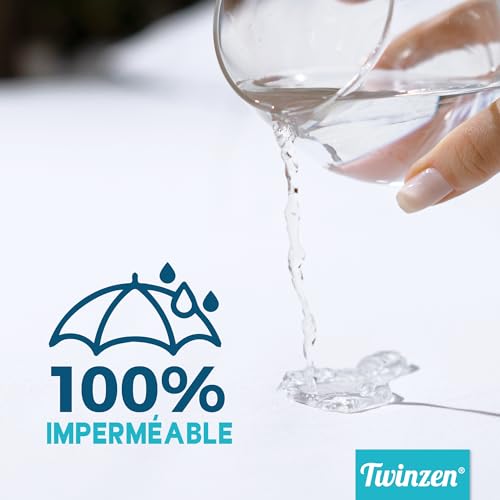 Detalle de Twinzen - Protège-matelas 90x190 imperméable, lavable à 90°