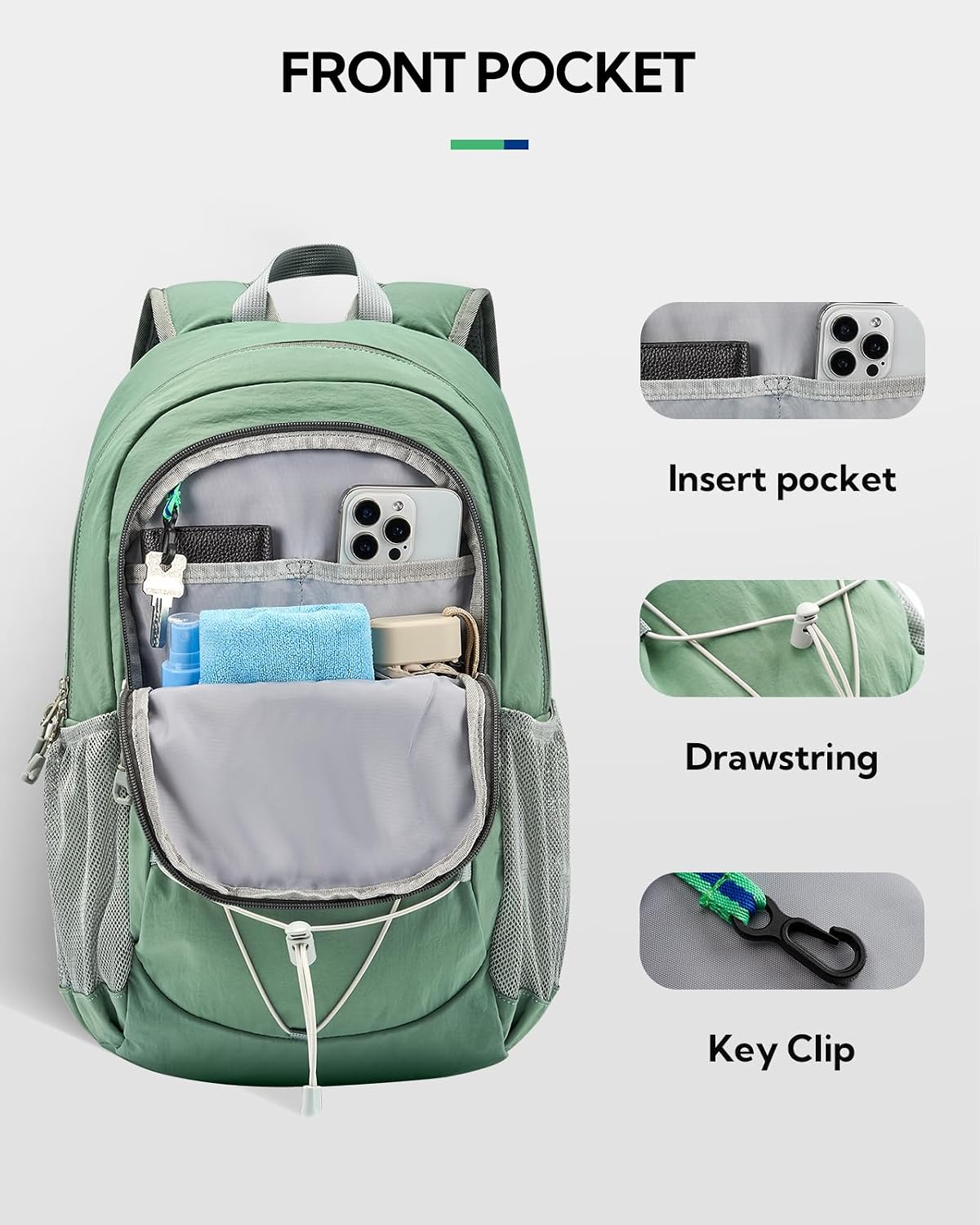 Detalle de Waterfly Lightweight 20L Hiking Backpack
