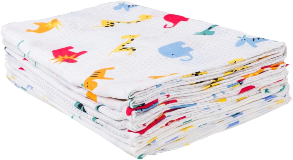 Thumbnail 6 de Clinotest Mullwindeln Spucktücher Baby Set – 10 Stück, 80×80 cm, 100% Baumwolle, Kochfest bis 95°C, Weiß