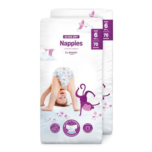 Detalle de by Amazon Pañales ultra-secos Talla 6 140 unidades