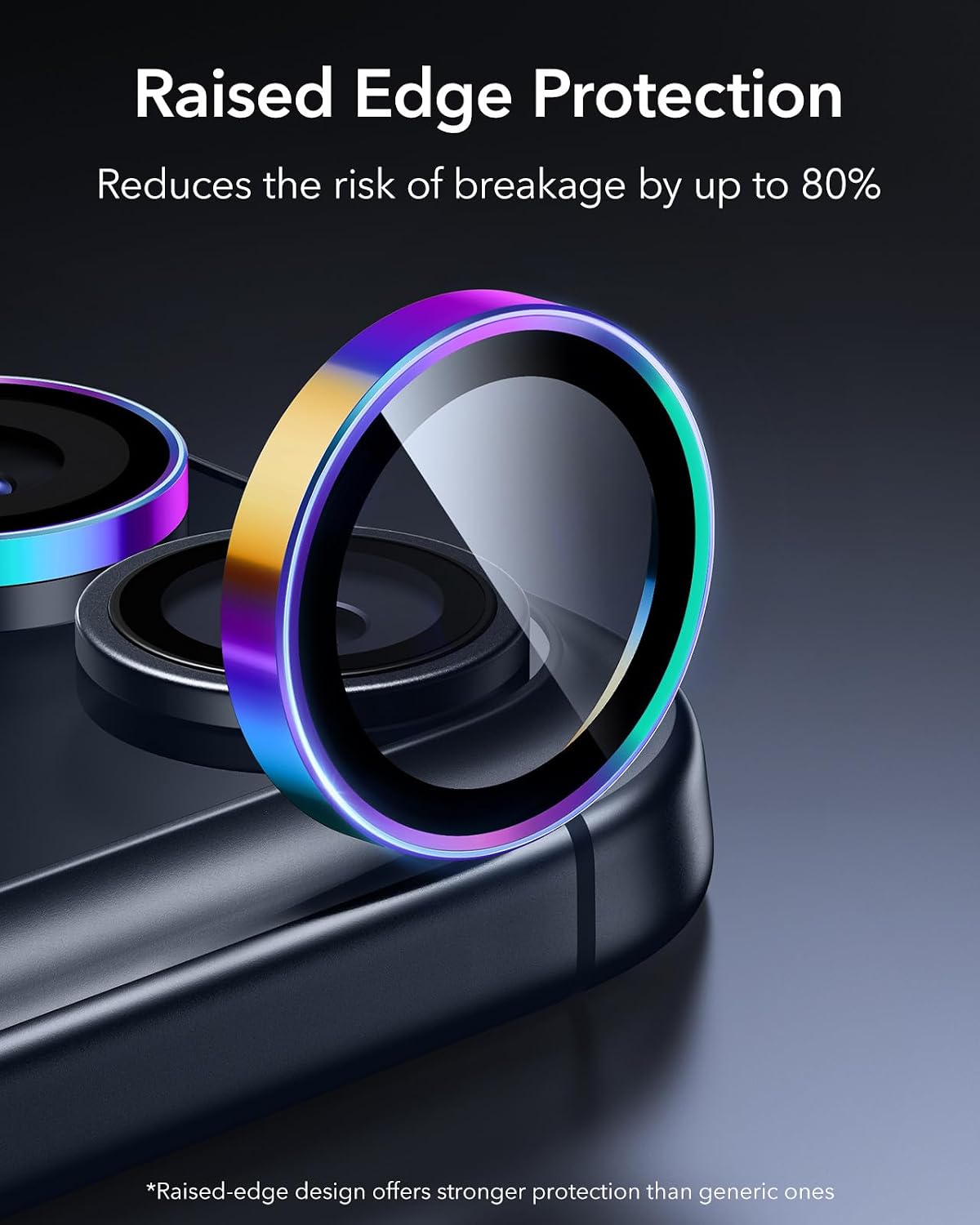 Detalle de ESR Camera Lens Protector for iPhone 17 Pro Max, 1 pack