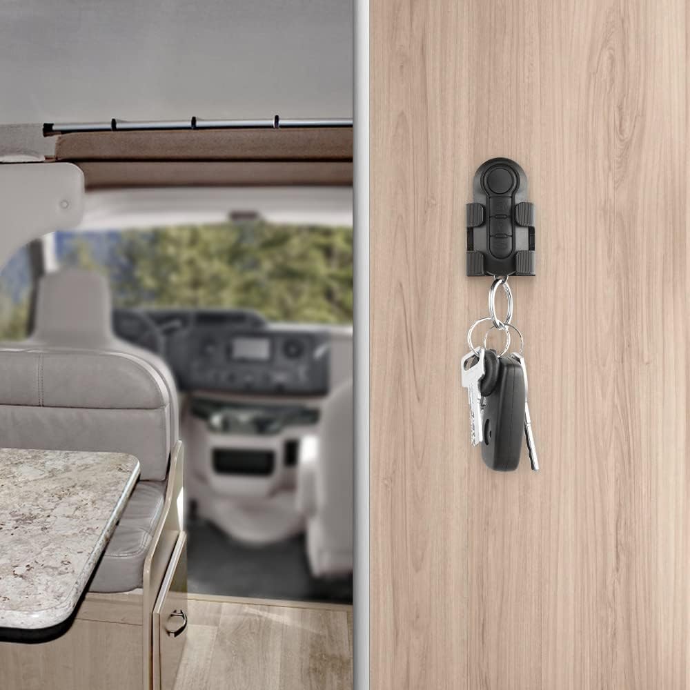 Detalle de Siegvoll Schlüsselhalter für Wohnmobilzubehör – Wandmontage ohne Bohren