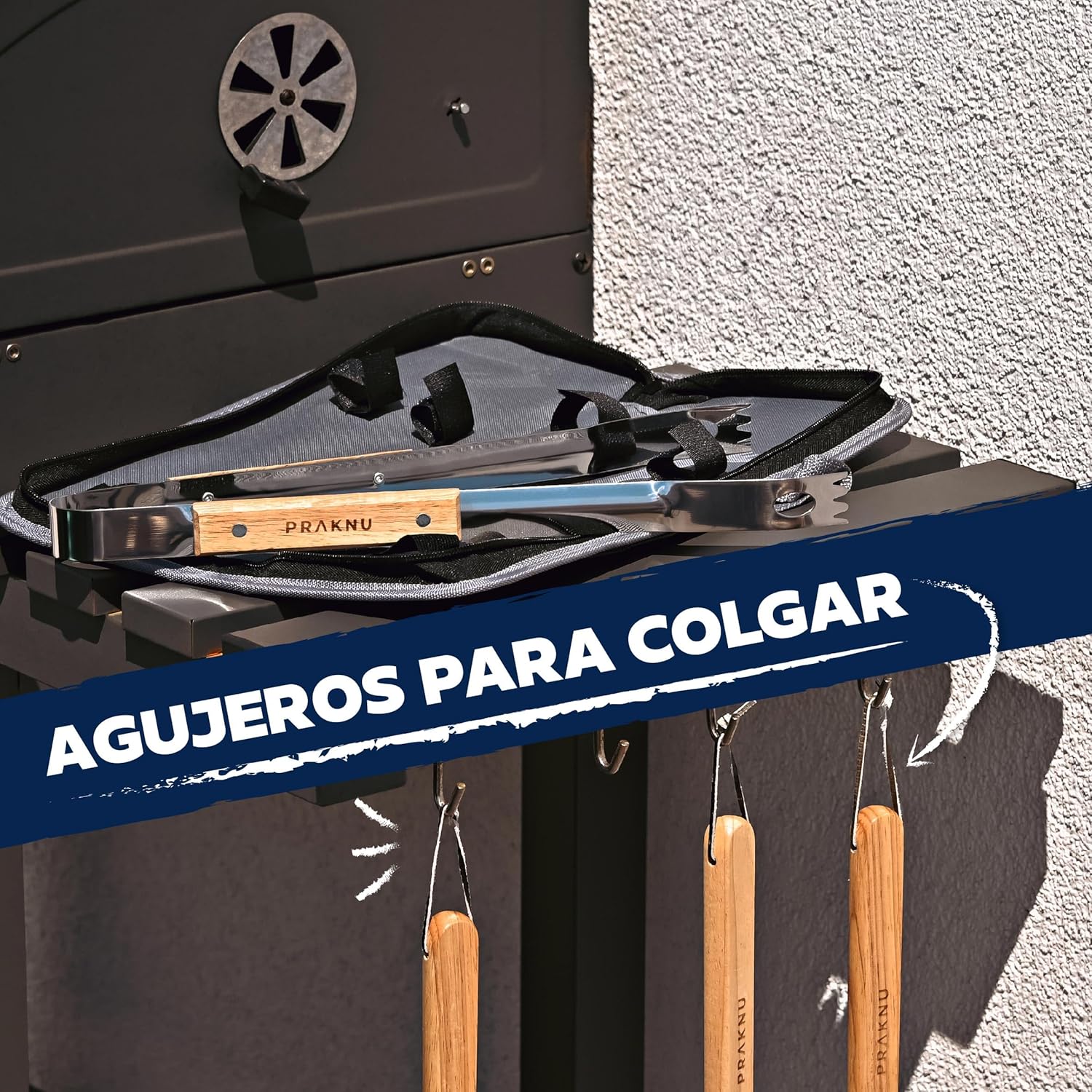 Thumbnail 4 de Praknu Accesorios Barbacoa 4 Piezas