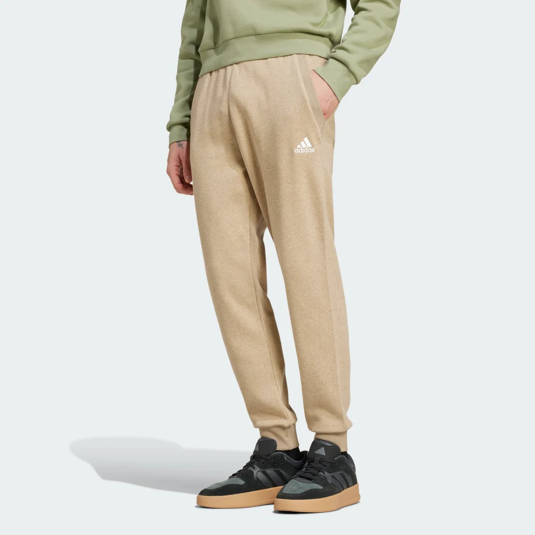 Imagen de Adidas Pantalón Seasonal Essentials Mélange – Beige en OfertitasTOP
