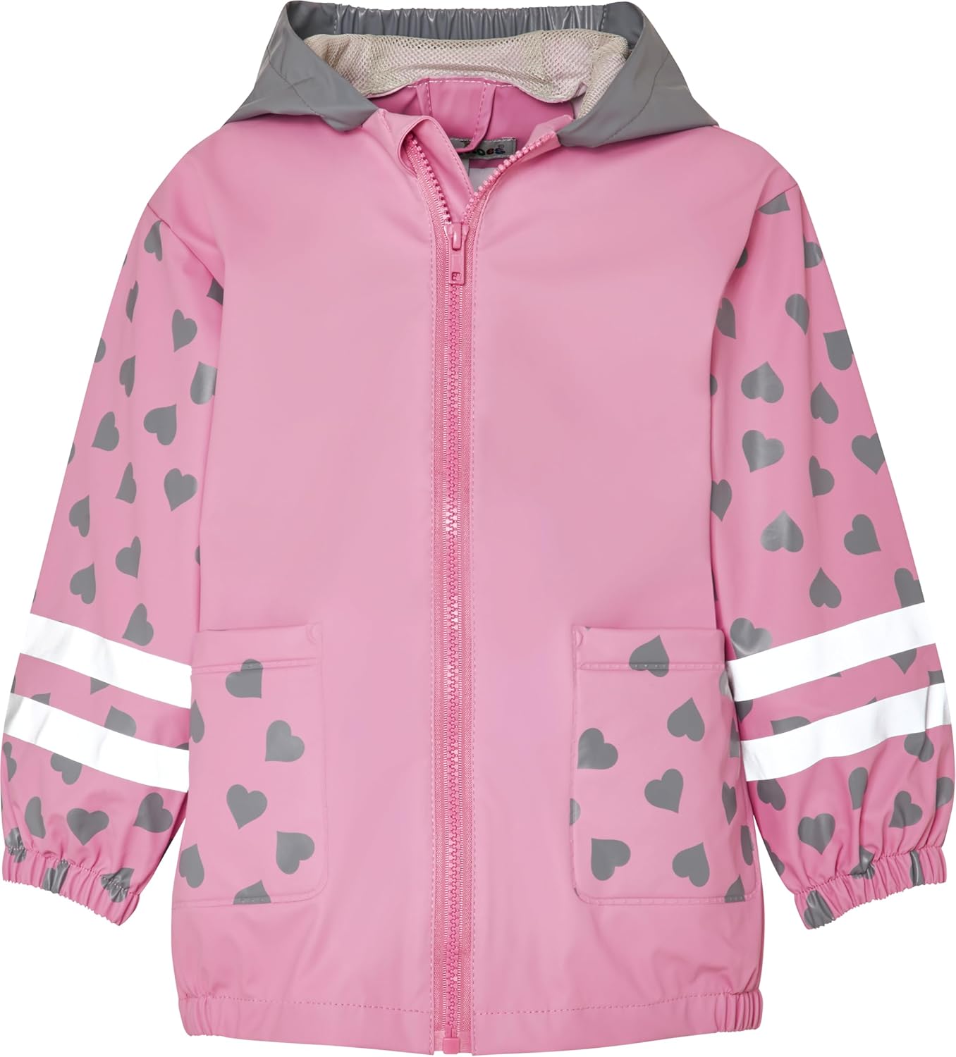 Detalle de Playshoes Unisex Kinder Regenjacke Outdoorjacke – Wasserdicht, winddicht und sicher bei jedem Wetter