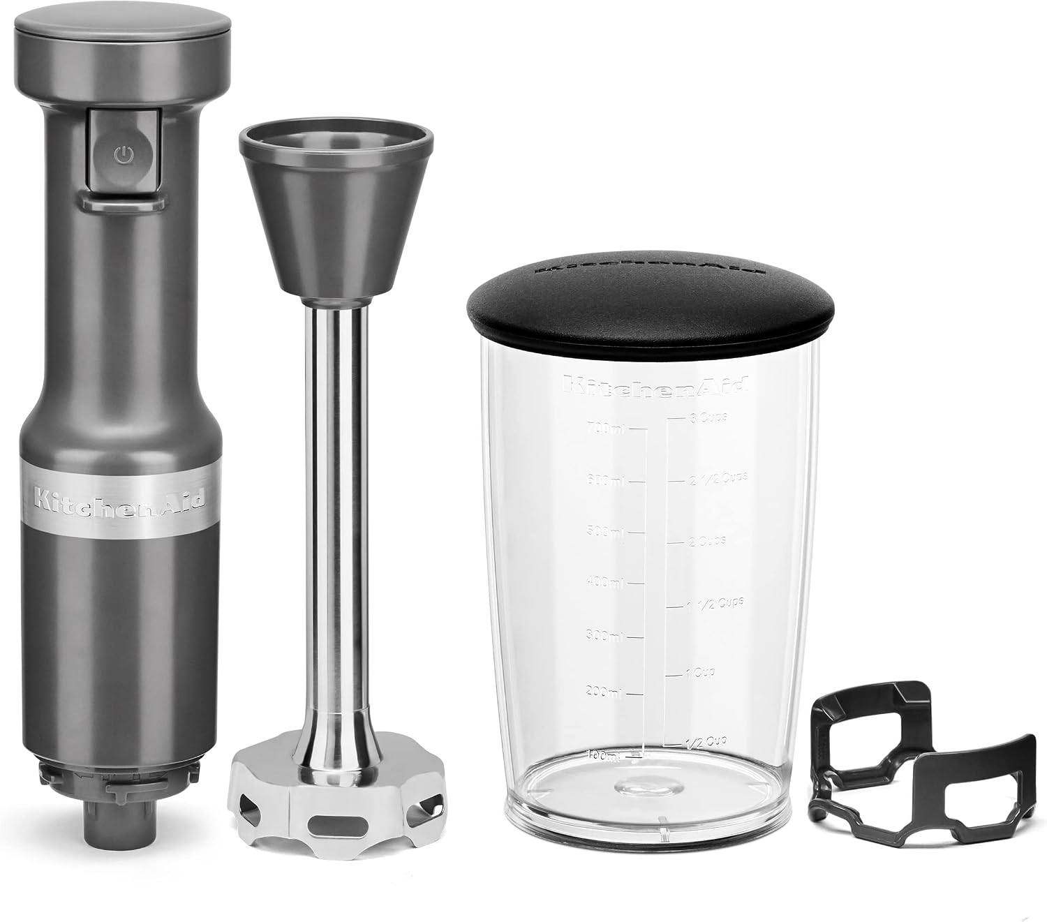Detalle de KitchenAid KHBV53DG Variable Speed Hand Blender with 8-inch Arm and 3-Cup Jar