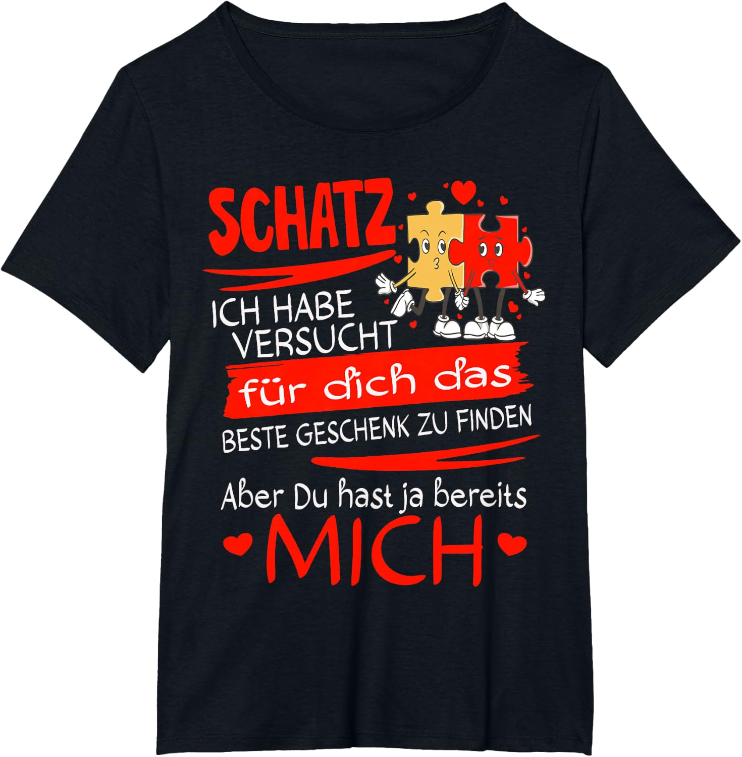 Thumbnail 5 de Schatz ich Habe versucht T-Shirt für Partner
